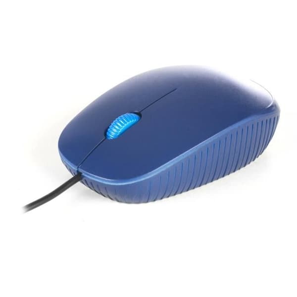 NGS mus - Kablet optisk USB blå