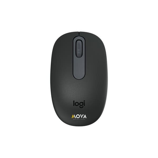 Trådløs mus - LOGITECH - M196 - Bluetooth - Forlænget ergonomi - Kompakt design Grafit