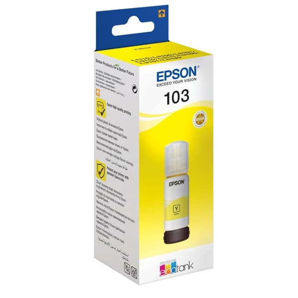 Epson Ecotank 103 Gul blækpatron