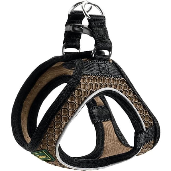 HUNTER Hilo Comfort Mesh-sele för små hundar, brun, S - 66685