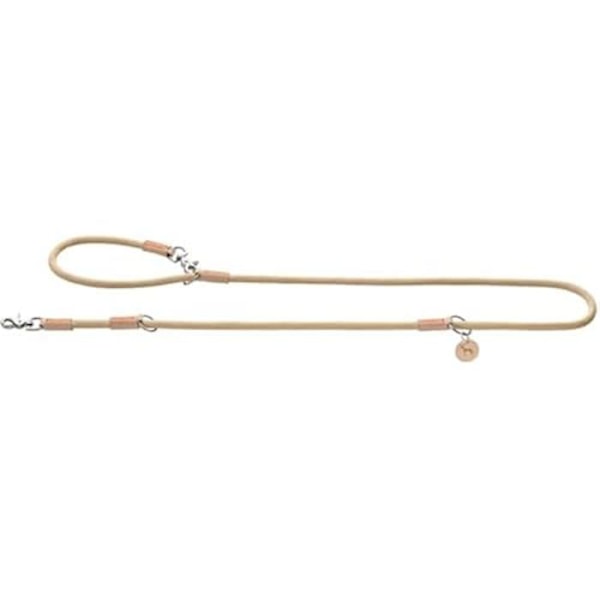 Justerbar line - HUNTER - Malia - Robust læder - Blød snor - 3 justerbare positioner Lime/naturlig