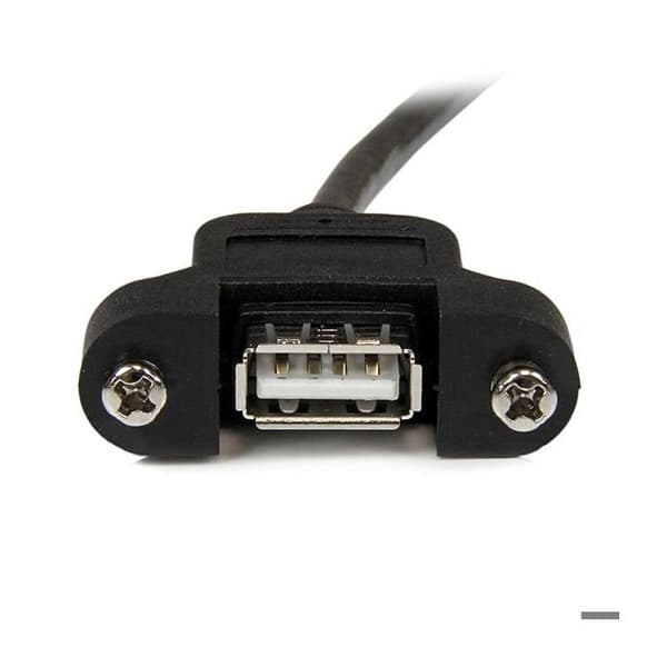 Paneeliasennus USB 2.0 -kaapeli - STARTECH - 30 cm - Musta