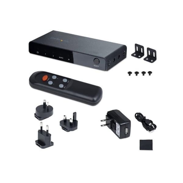HDMI-switch - STARTECH - 2 porte - 8K 60Hz - HDR10+ - Strømadapter