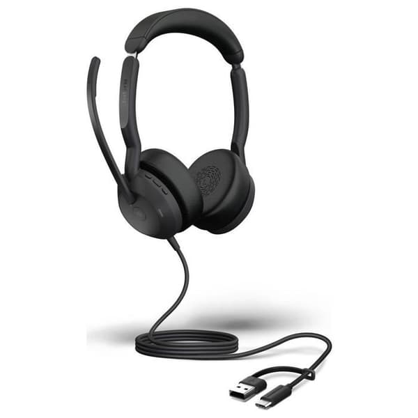 Headset - JABRA - Evolve2 50 - Stereo - Aktiv støjreduktion - USB C-A