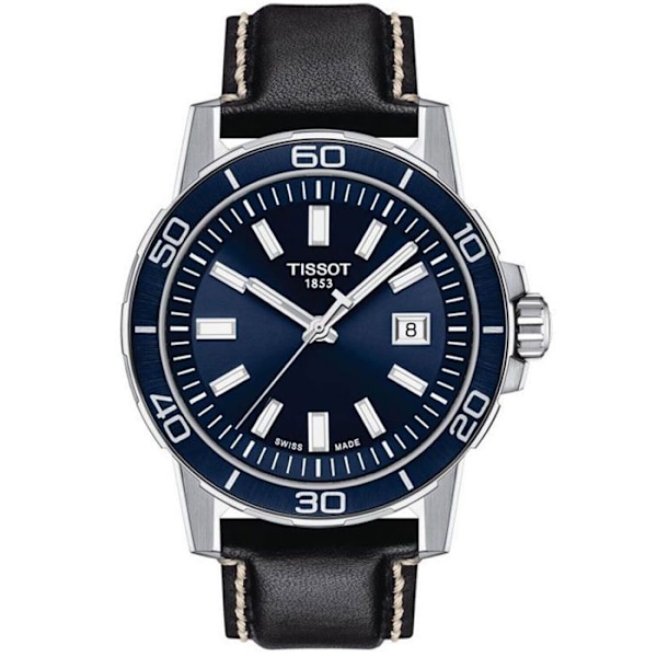 Klocka - Tissot - T125.610.16.041.00 - Kvarts - Syntetiskt läder - 44 mm