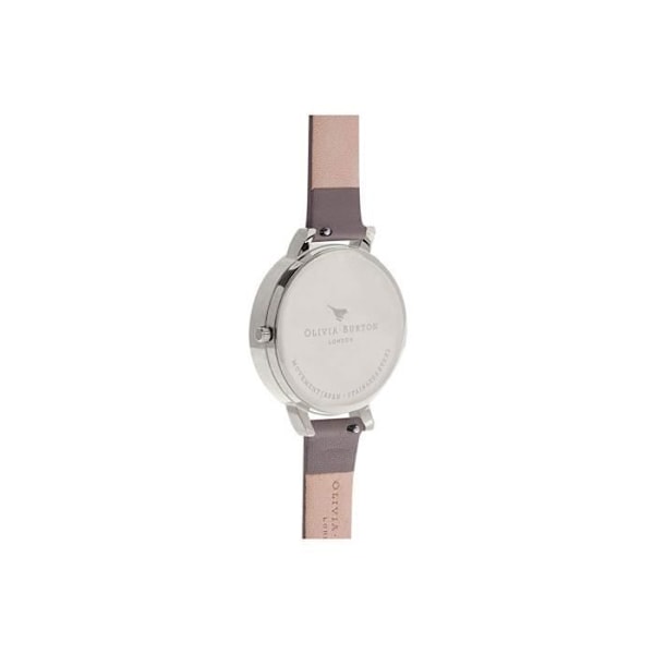 Klocka - Olivia Burton - OB16EM05 - Äkta läder - Analog - Quartz 38mm Silver, Beige