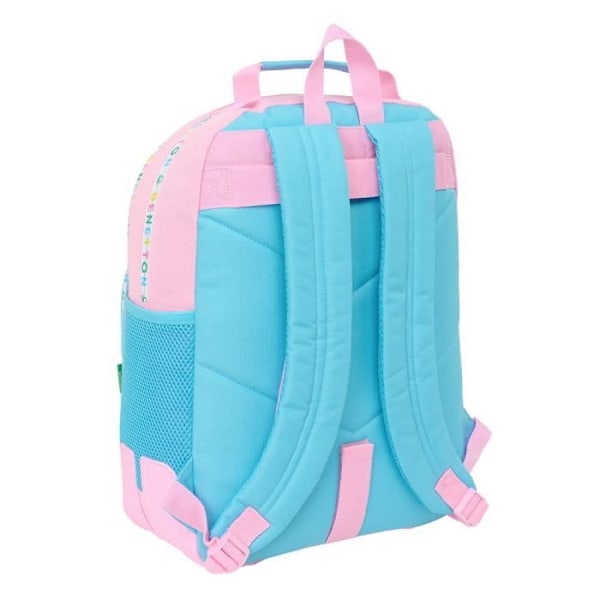 Reppu - Benetton - Yksi koko - 42 CM - 2 Osastoa - Vaaleanpunainen - Lapsi