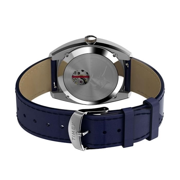 Timex Herrur - TW2V61900 i Blåt Læder - Diameter 39mm - Vandtæt 5 ATM Blå