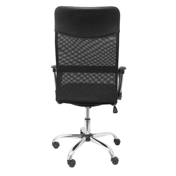 Ergonomisk retningsbestemt stol med vippemekanisme, faste og højdejusterbare armlæn - Mesh ryglæn