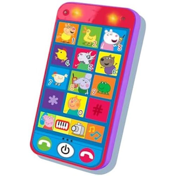 Smartphone - CLAUDIO REIG - Peppa Pig - Sjov interface - Forældre kontrol - Lyserød Rosa