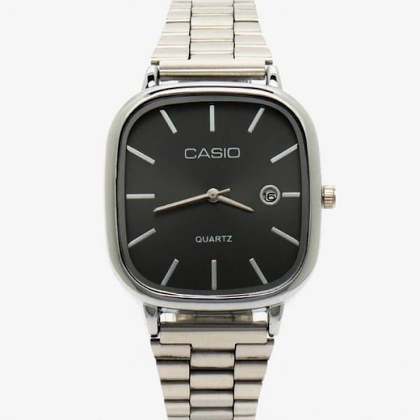 Kello - CASIO - MTP-V001D-1 - 45mm - Teräs - Vedenpitävyys 3 Atm Sølv