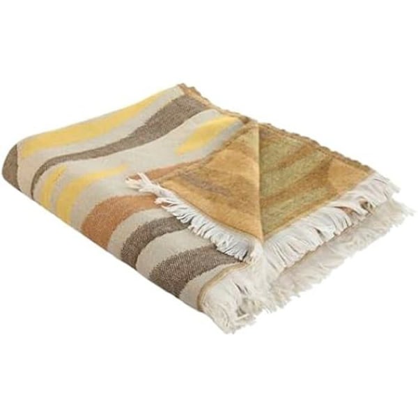 Filt - HOME ESPRIT - Flerfärgad - 130 x 170 cm - Syntet - Modern design Flerfärgad