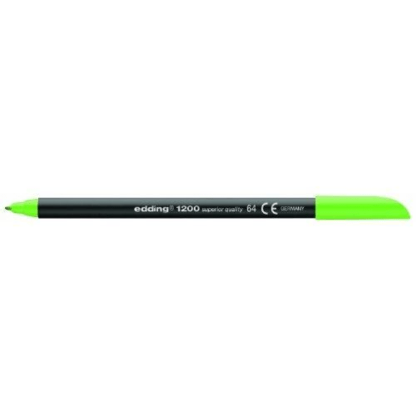 EDDING E-1200 SÆT MED 10 FARVE MÆND... Fluoresoiva vihreä