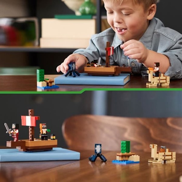LEGO® Minecraft® 21259 Piratskibsrejse, bygnings- og udforskningssæt Flerfärgad