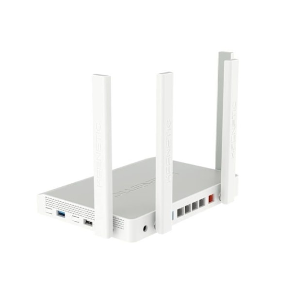 KEENETIC Titan 2. generation AX3200 Wi-Fi 6 mesh med dobbeltkerne Arm-processor - Sort