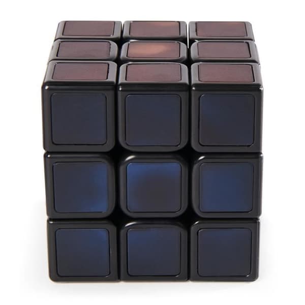 Rubiks Terning 3x3 Phantom - Farver Afsløret af Håndvarme - SPIN MASTER - Fra 8 år Sort, rød og blå