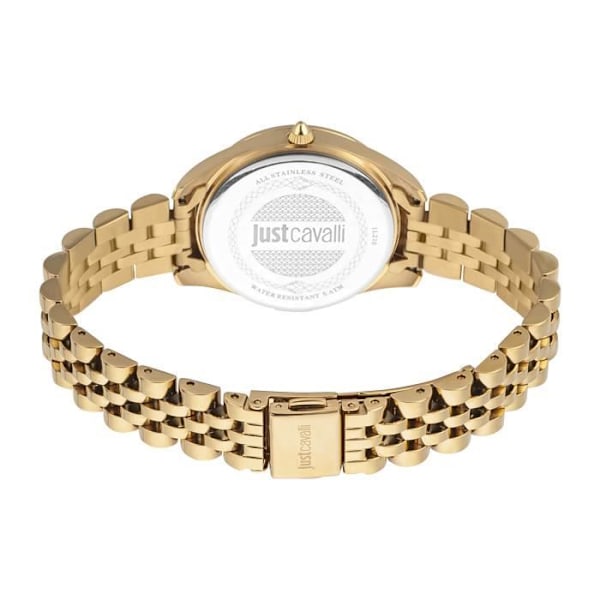Ur - Just Cavalli - Animalier JC1L210M0155 - Kvarts - Rustfrit stål - Multifarvet urskive Guld