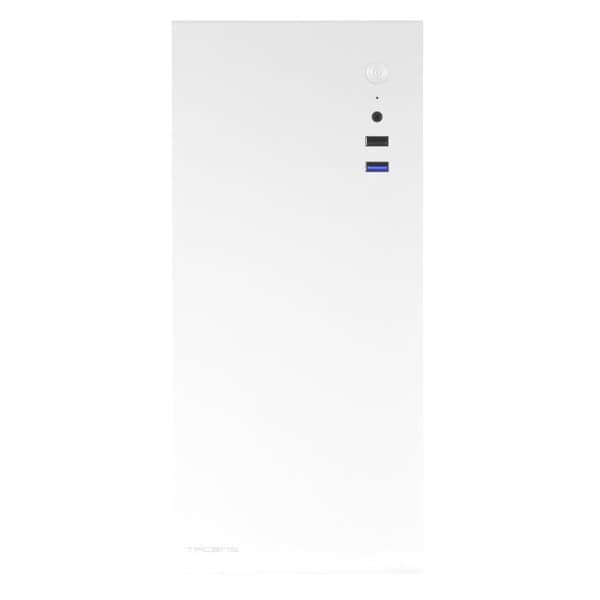 Mini-tårn kabinet - NOVAX - Hvid - Indbygget ventilator - USB 3.0 - MicroATX/Mini-ITX