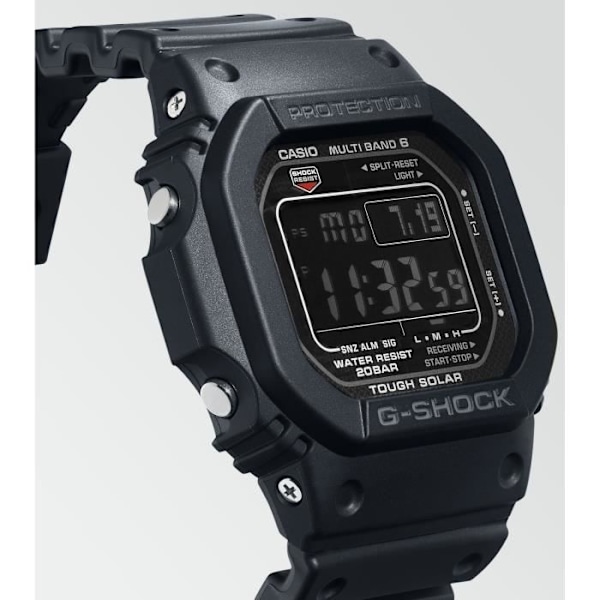 Montre - Casio - G-Shock The Origin - Mand - Sort - Solenergi - Vandtæthed 20 Atm Svart