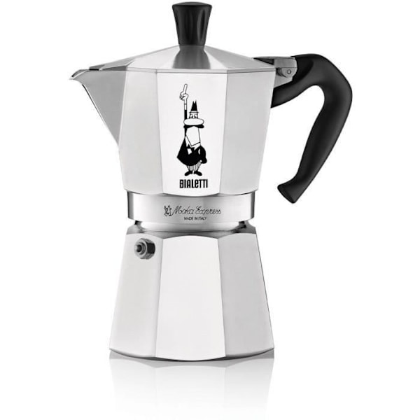 Italialainen tai ranskalainen kahvinkeitin Bialetti MOKA EXPRESS 6 CUPS Grå