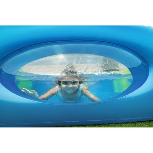 Oppustelig Pool - Bestway - Vindue - 168x168x56 cm - Firkantet - Holdbare materialer