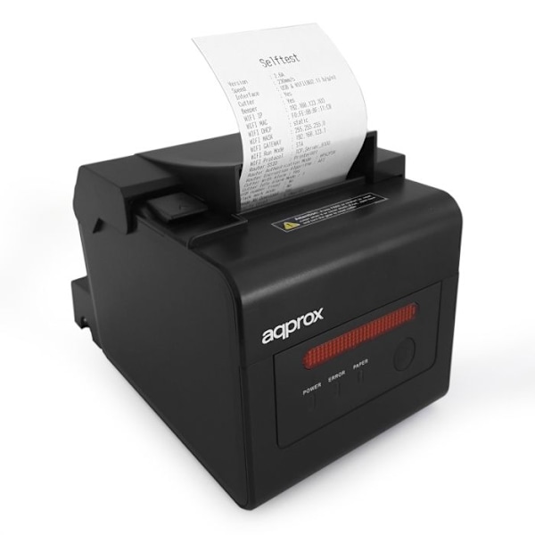 Ca APPPOS80 WIFI kvitteringsprinter Sort
