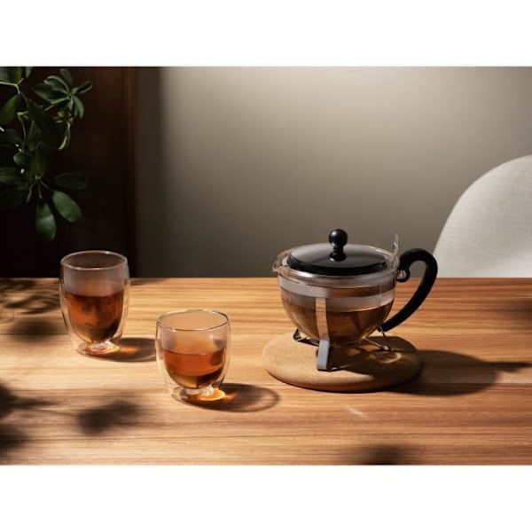 Teekande - BODUM - Chamboard - Siieve i rustfrit stål - 1 l - Blank Lysande