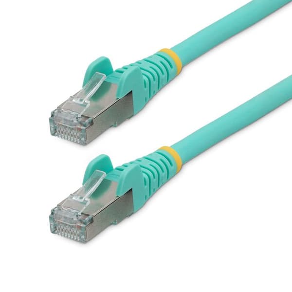 STARTEC 1m LSZH CAT6a Ethernet-kaapeli - Aqua - NLAQ-1M-CAT6A-PATCH