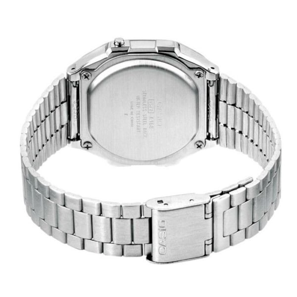 Casio Ur - Unisex - A168WA-5AYES - Armbånd i rustfrit stål - Brun skive Pengar