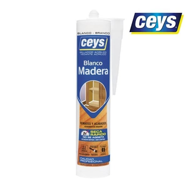 Scellant - CEYS - SELLACEYS - 280ml - Hvid - Elasticitet og fleksibilitet