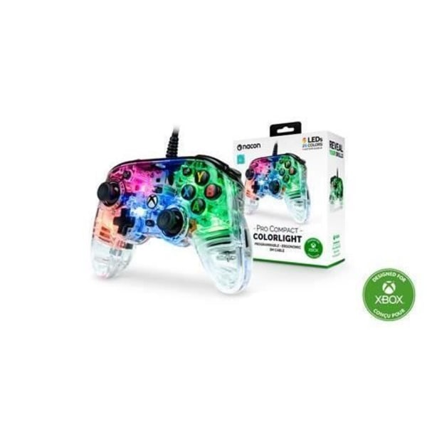 Nacon Pro Compact - Mukautettavissa oleva langallinen ohjain Xbox Series X/S/Xbox One/PC - 3665962013245