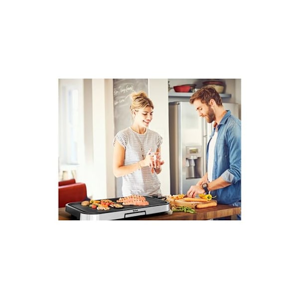 Tefal Giant Plancha XL Inox, 12 henkilöä, Tarttumattomalla pinnoitteella, 2300W CB631D10 Rustfrit stål