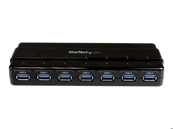 HUB - STARTECH.COM - ST7300USB3B - USB 3.0 Hub / Koncentrator med strømforsyning - 7 porte