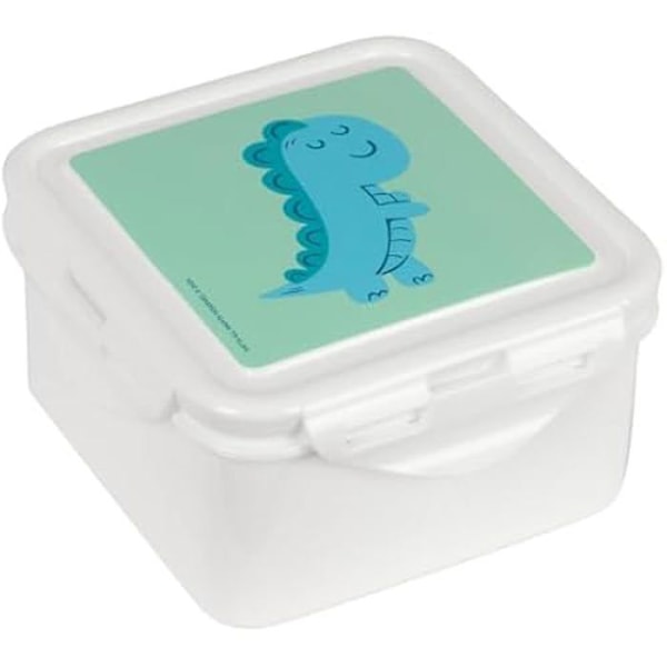 Lunchbox - SAFTA - PREESCOAR DINO - Grön - 13 x 13 x 7,5 cm - Maximal motståndskraft Grön