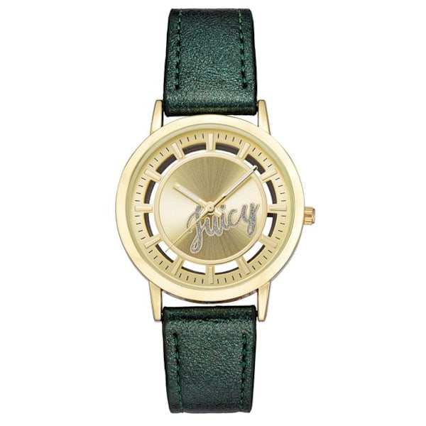 Kello - Juicy Couture - JC1214GPGN - Nahka - Kvarts - 36mm grön/beige