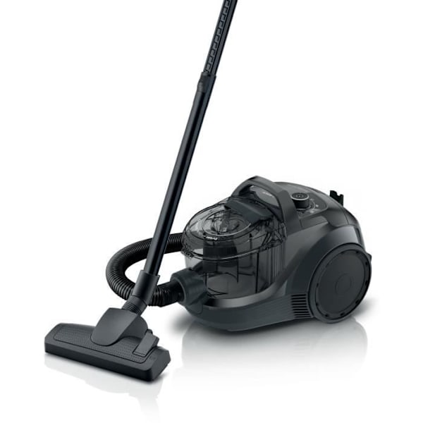 Nyhet! Påsksystem utan påse - BOSCH BGC21X300 - 550W - 2L - 76 dB - Svart Svart