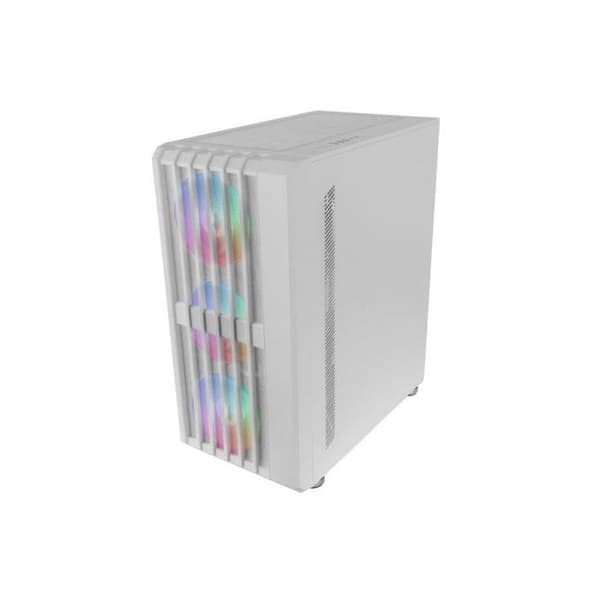 Gaming Kabinet ATX - Mars Gaming - MC-VAULT - 4 ARGB Blæsere - Mesh Panel - Tempereret Glas