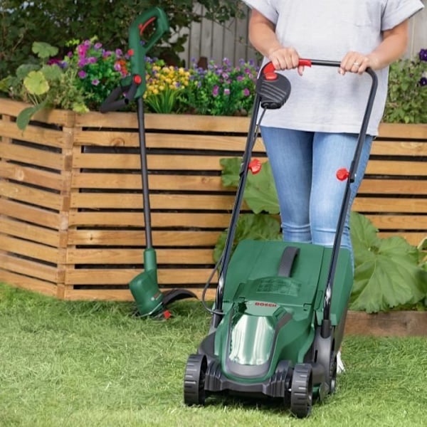 Bosch Pack 18V Græsslåmaskine EasyMower + EasyGrassCut + x1 Batteri 4,0 Ah og Oplader