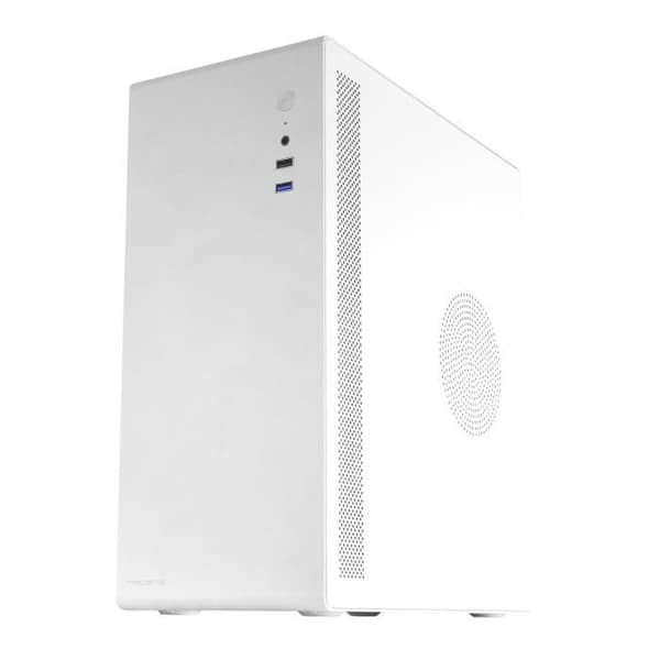 Mini-tårn kabinet - NOVAX - Hvid - Indbygget ventilator - USB 3.0 - MicroATX/Mini-ITX