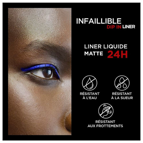 Eyeliner - L'OREAL PARIS - Infallible Dip In Liner - 03 Brown - Vedenpitävä - 24h pito Brun