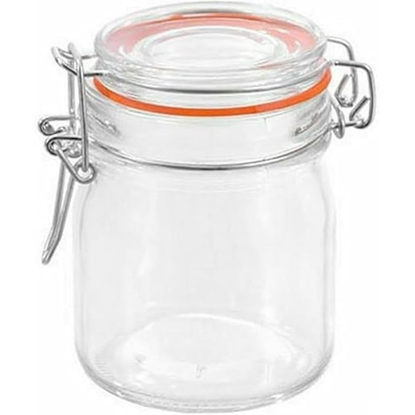 Lufttæt glaskrukke - La Mediterránea - 150 ml - Flerfarvet - Mål 30 x 22 x 9 cm Flerfärgad