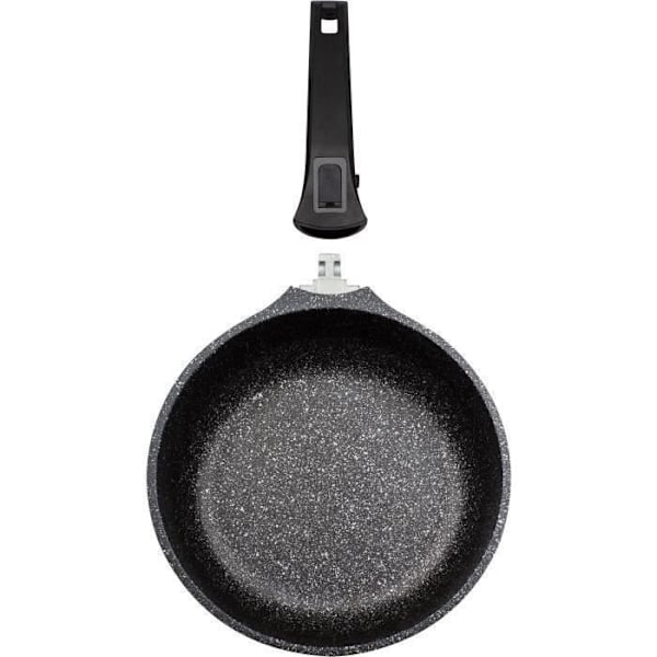 Gjutjärnspanna i aluminium - GSW - EASY CLICK - 32 cm - Induktionskompatibel