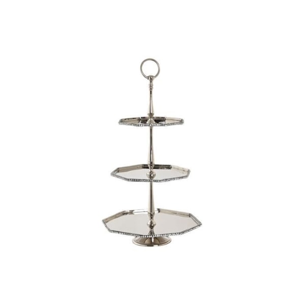 aluminium silver mittstycke (28 x 28 x 47 cm)
