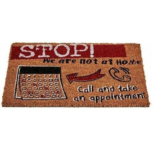 Dörrmatta - PRESENTDEKOR - Standard - Flerfärgad - 62 x 43 cm - Rektangulär mångfärgad