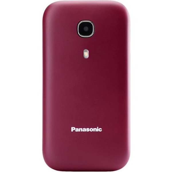 Panasonic KX-TU400 Flip matkapuhelin senioreille punainen Punainen