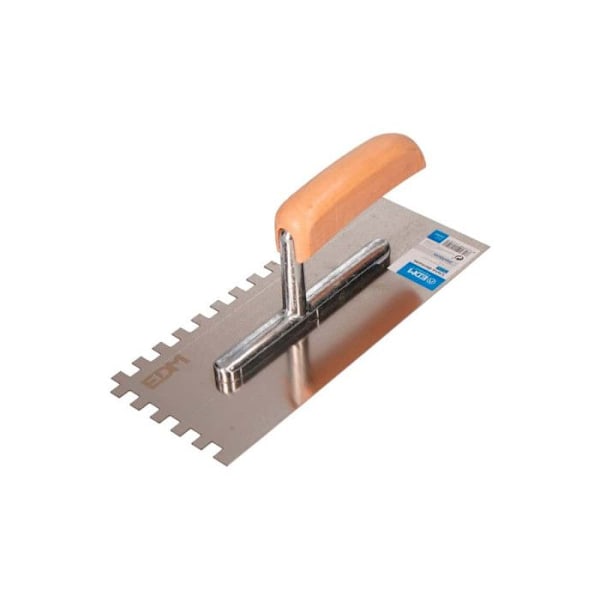 Skårad EDM glättare - Rektangulär - plasthandtag - 340mm - 24150