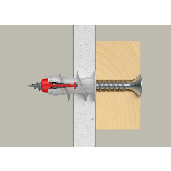 Ankel - FISCHER - DUOBLADE S - Bi-material - Paket med 25 st Svart