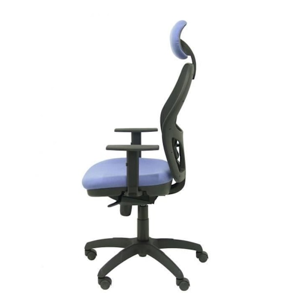 Jorquera ergonomisk kontorstol - PIQUERAS Y CRESPO - sort mesh blå BALI - lændestøtte