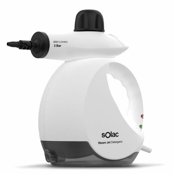 Vaporeta Solac LV1350 1200W damprenser Sort, Hvid