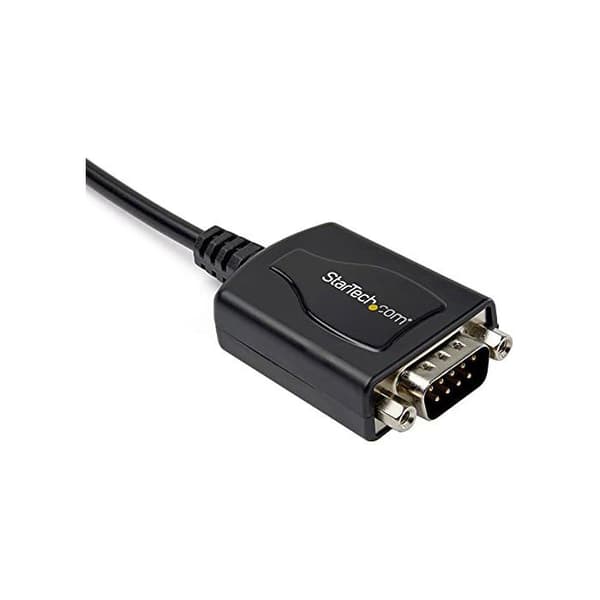Kabeladapter - StarTech - USB til DB9 RS232 seriel - 30 cm - COM-port hukommelse - Sort